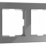 Рамка на 4 поста Werkel Acrylic (графит) W0042704