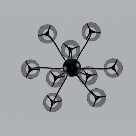 Люстра на штанге Lumion Smoky Moderni 6570/9C 