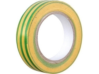 Нарушена упаковка! <190295> Volsten V02-7M-13х15-20 (Изолента 0,13х15 мм желто-зеленая 20 метров) V02-7M-13x15-20