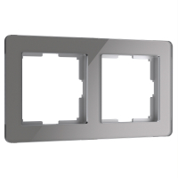 Рамка на 2 поста Werkel Acrylic (графит) W0022704