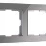 Рамка на 2 поста Werkel Acrylic (графит) W0022704
