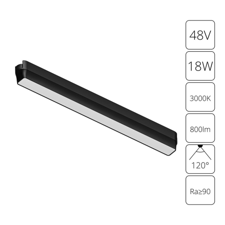 Накладной светильник Arte Lamp Rapid A1168PL-1BK 