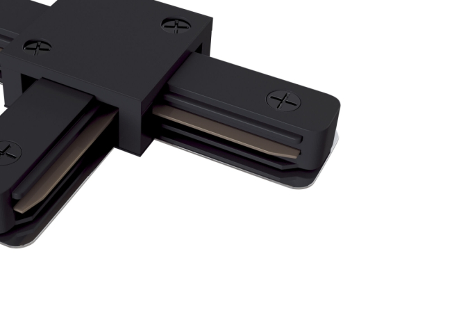 Коннектор Т-образный для однофазного шинопровода Maytoni Accessories for tracks TRA001CT-11B 