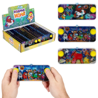 Нарушена упаковка!  <710804> Водный тетрис колечки "Амонгусы", 15,5х7х2 см, АССОРТИ 3 вида, дисплей, 1TOY, Т24409 (665631)