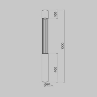 Ландшафтный светильник Maytoni Mill O427FL-L12GF3K