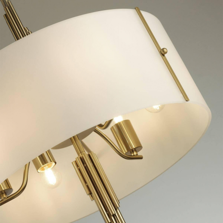 Люстра на штанге Odeon Margaret с лампочками 5415/6+Lamps E27 Свеча