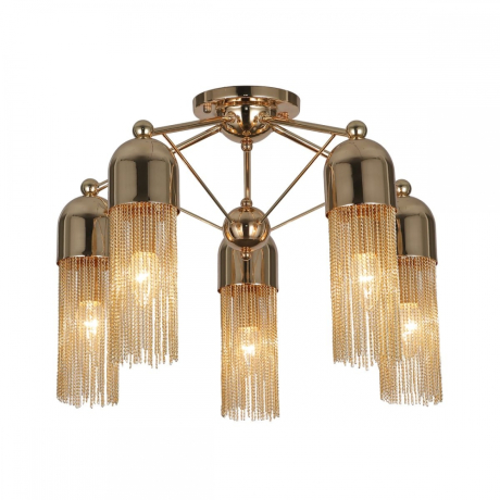 Потолочная люстра с лампочками Favourite Zaria 2739-5P+Lamps E14 Свеча 