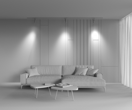 Трековый светильник Technical TR005-4-12W-DS-BBS Elti 