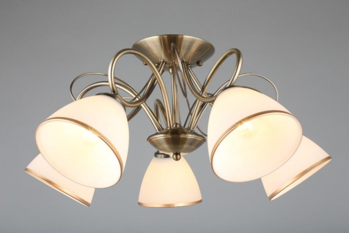 Люстра потолочная с лампочками Omnilux OML-25307-05+Lamps 