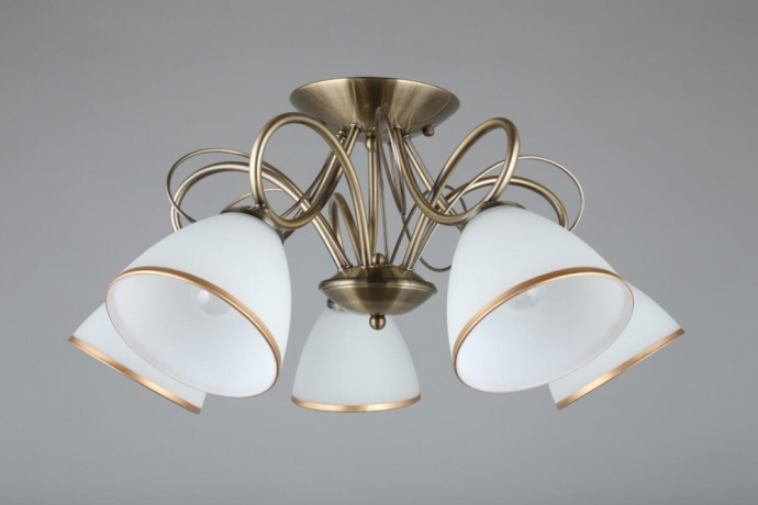 Люстра потолочная с лампочками Omnilux OML-25307-05+Lamps 