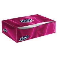 Нарушена упаковка!  <271281> Салфетки косметические, 100 шт., PAPIA, 2-слойные, 20х20 см, в картонном боксе, белые, 5055478 () 112057