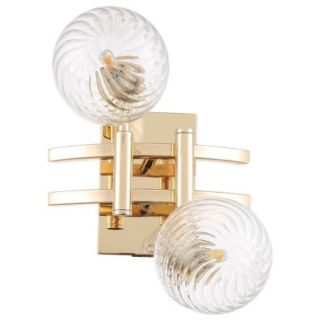 Бра в комплекте с Led лампами CRYSTAL LUX Luxury AP2 Gold+Lamps 