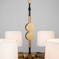 Подвесная люстра с лампочками Favourite Roshe 2624-8P+Lamps E14 Свеча