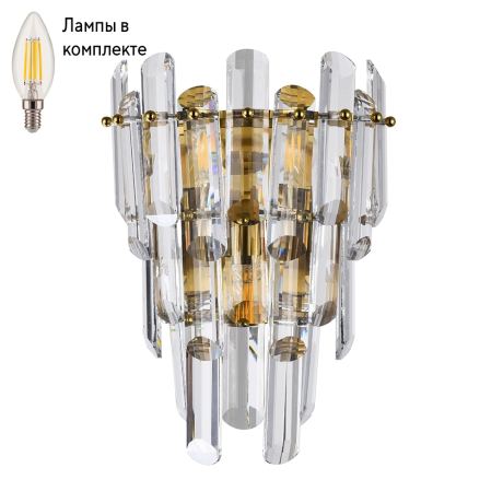 Светильник настенный с лампочками DIVINARE 3511/17 AP-3+Lamps 