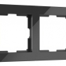 Рамка на 2 поста Werkel Acrylic (черный) W0022708