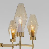 Люстра на штанге Eurosvet 60143/6 латунь (a061936)