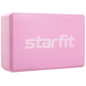 Нарушена упаковка!  <761571> Блок для йоги YB-200 EVA, розовый пастель Starfit ЦБ-00003527