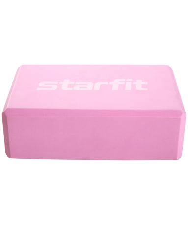 Нарушена упаковка!  <761571> Блок для йоги YB-200 EVA, розовый пастель Starfit ЦБ-00003527