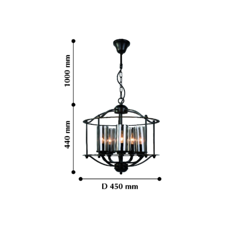 2057-5P Подвесная люстра Favourite Kiara 