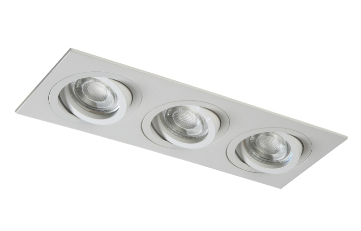 Светильник точечный с Led лампочками в комплекте CRYSTAL LUX CLT 002C3 WH+Lamps 