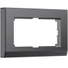 Рамка для двойной розетки Werkel Stark (графит матовый) W0081864 