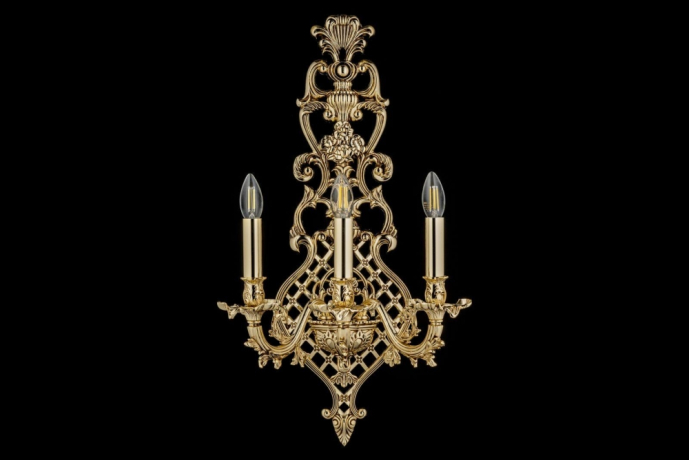 Светильник настенный с лампочками Dio D arte Vivaro E 2.1.3 CG+Lamps 