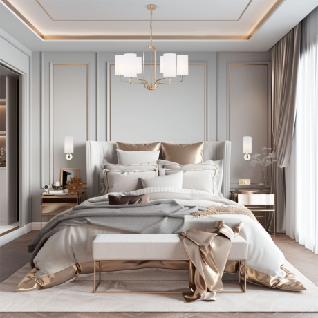 Подвесная люстра Eurosvet Purezza 60128/6 золото 