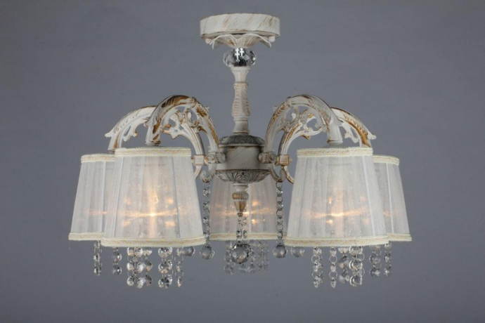 Люстра с поддержкой Алисы потолочная Omnilux OML-30007-05-A 