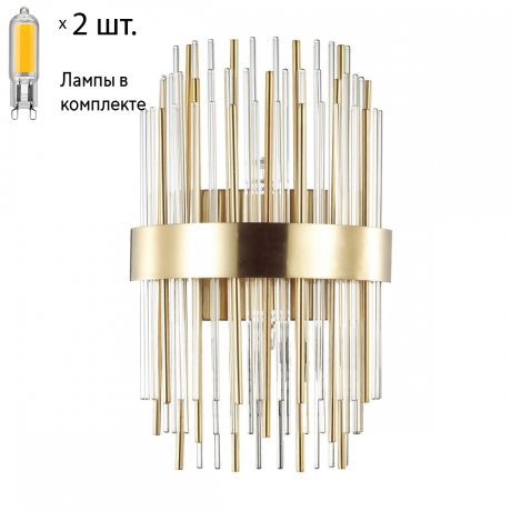 Бра с лампочками Odeon Light Ida 4639/2W+Lamps G9 