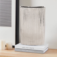 421452 Ваза декоративная NOSIMARO, L190, B60, H300, металл, никель Eglo