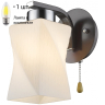 Бра с лампочкой Velante 271-121-01+Lamps E27 Свеча 