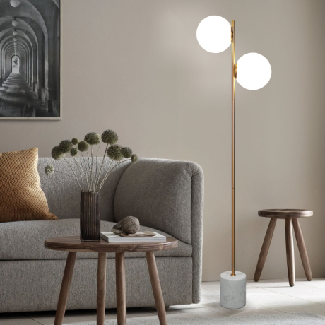 Торшер с мраморным основанием Eurosvet Marbella 01158/2 (a064390) 