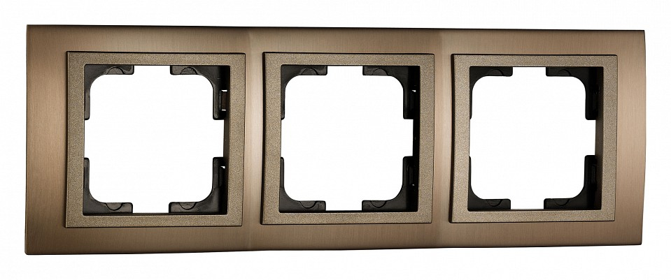 Рамка на 3 поста Mono Electric Style Aluminium 107-810000-162 