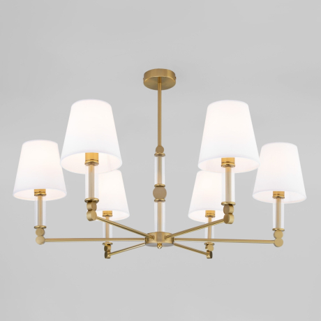 Люстра на штанге Eurosvet 60145/6 латунь (a061950) 