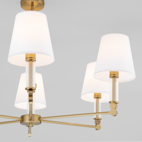 Люстра на штанге Eurosvet 60145/6 латунь (a061950) 