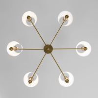 Люстра на штанге Eurosvet 60145/6 латунь (a061950)