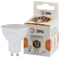 Нарушена упаковка! <228440> LED MR16-12W-827-GU10 ЭРА (диод, софит, 12Вт, тепл, GU10) (10/100/4000) Б0040889