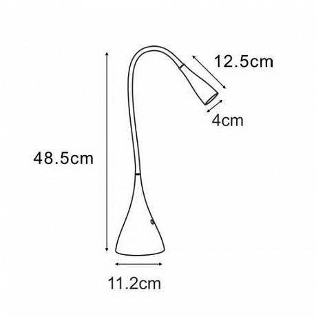 Настольная лампа с диммером Lucide Zozy 18656/03/30 
