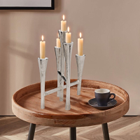 422246 Подсвечник JELLICOE, L235, B180, H290, алюминий, цвет никель Eglo