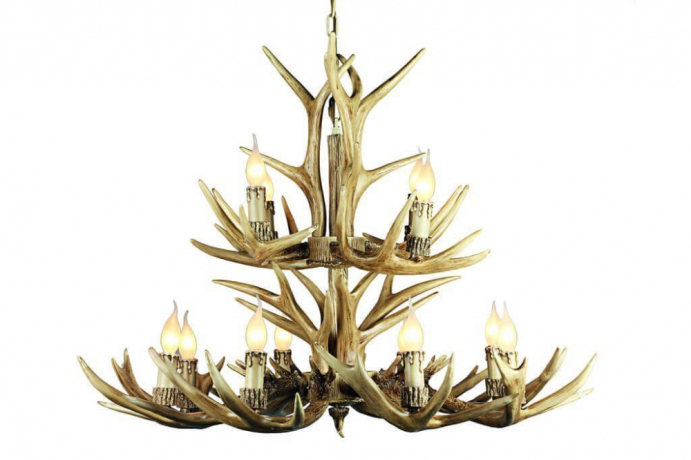 Подвесная люстра с рогами Omnilux Loureiro OML-52003-12 