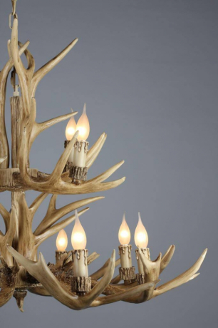 Подвесная люстра с рогами Omnilux Loureiro OML-52003-12 