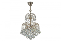 Подвесная люстра с хрустальными подвесками Arti Lampadari Bellagio E 1.5.30.100 N