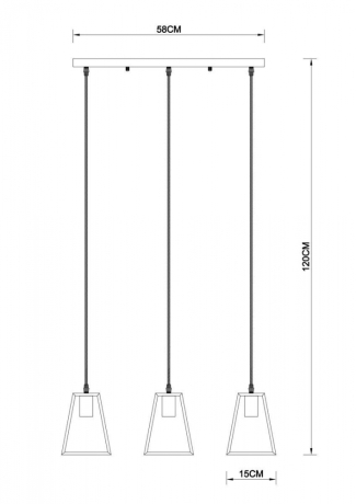 Подвесной светильник Arte Lamp Brussels A8030SP-3WH 