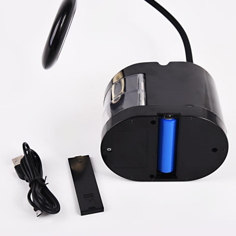 Настольная светодиодная лампа со встроенной аккумулятороной батареей и USB портом Ambrella light Desk DE562 
