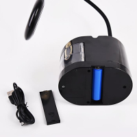 Настольная светодиодная лампа со встроенной аккумулятороной батареей и USB портом Ambrella light Desk DE562