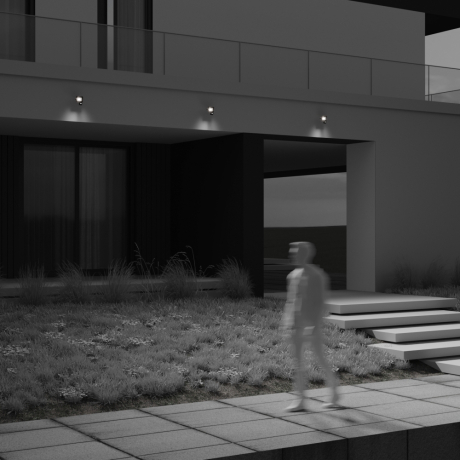 Настенно-потолочный прожектор Maytoni Outdoor Flood FL001-L10B4KSR