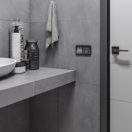 Рамка на 2 поста Werkel Favorit (черный) W0021108