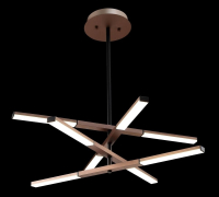 HI-WAY SP8 COFFEE Люстра на штанге Crystal Lux HI-WAY