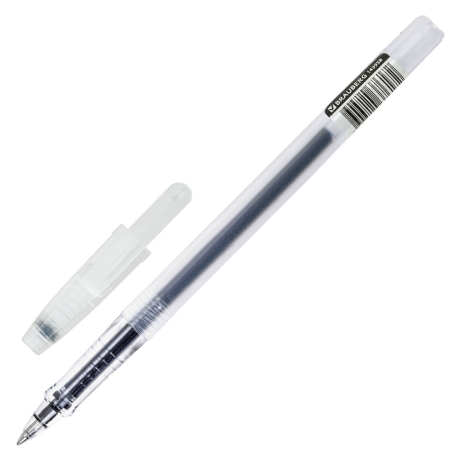 Нарушена упаковка!  <620582> Ручка гелевая РОССИЯ "АРКТИКА-М", ЧЕРНАЯ, корпус тонированный, узел 0,7 мм, линия письма 0,5 мм, BRAUBERG, 143958 (143958)