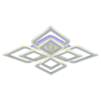 Потолочная диммируемая люстра с пультом ДУ Profit Light 8464/4С WHT 152W+10W RGB